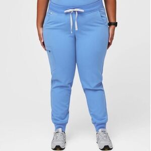Figs Zamora Jogger Scrub Pants Ceil Blue Size XXL 2XL